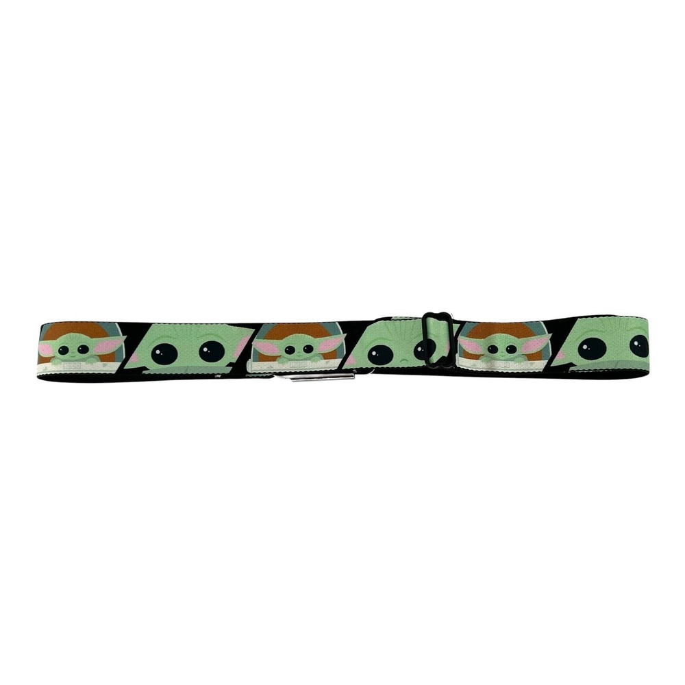 Buckle-Down Star Wars Grogu Belt Unisex 24-38 Green Mandalorian Grogu Baby Yoda - Picture 9 of 10